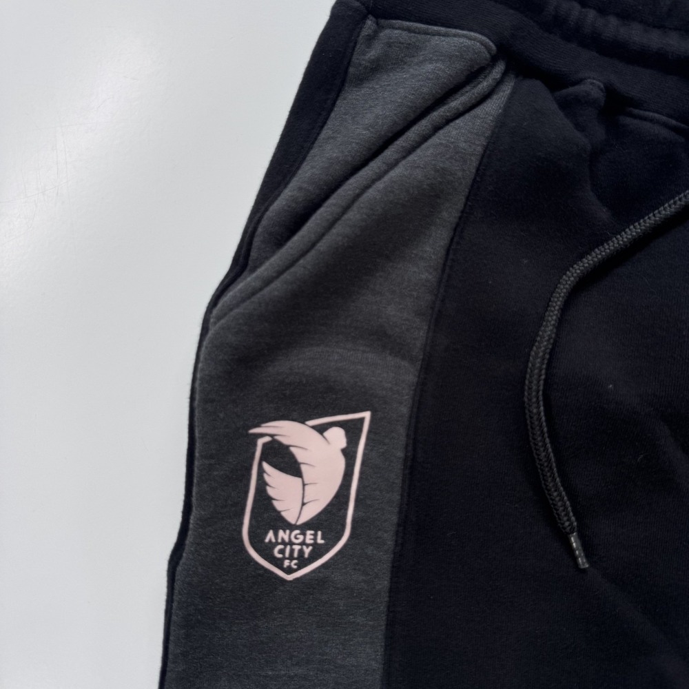 ANGEL CITY FC NWSL Tonal Joggers Sweatpants Black Unisex Small Los Angeles CA - Picture 4 of 13